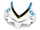 2004-2005 Honda CBR1000RR Motorcycle Fairings - White Light Blue Yellow Black Konica Minolta Canada for Sale