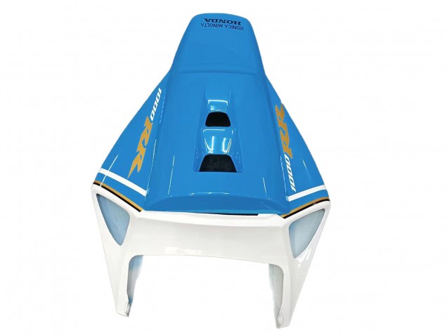 2004-2005 Honda CBR1000RR Motorcycle Fairings - White Light Blue Yellow Black Konica Minolta Canada for Sale