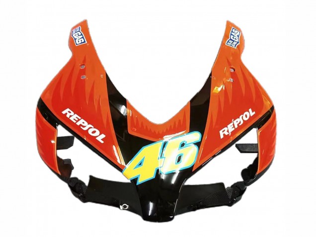 2004-2005 Honda CBR1000RR Motorcycle Fairings - Yellow Orange Glossy Black Repsol Rossi 46 Canada for Sale