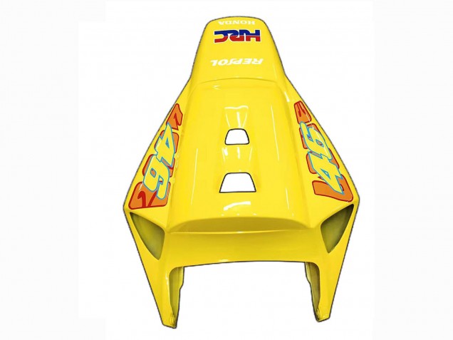 2004-2005 Honda CBR1000RR Motorcycle Fairings - Yellow Orange Glossy Black Repsol Rossi 46 Canada for Sale