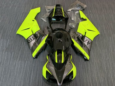 2004-2005 Honda CBR1000RR Motorcycle Fairings - Yellow Grey Glossy Black Nastro Azzurro Canada for Sale
