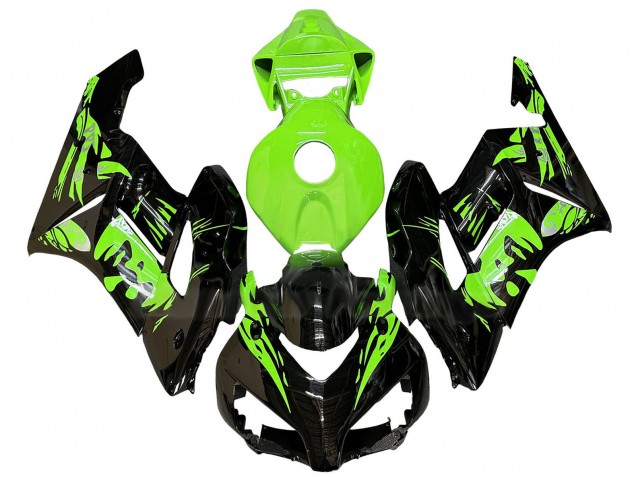2004-2005 Honda CBR1000RR Motorcycle Fairings - Green Glossy Black Canada for Sale