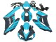 2004-2005 Honda CBR1000RR Motorcycle Fairings - Light Blue Glossy Black Canada for Sale