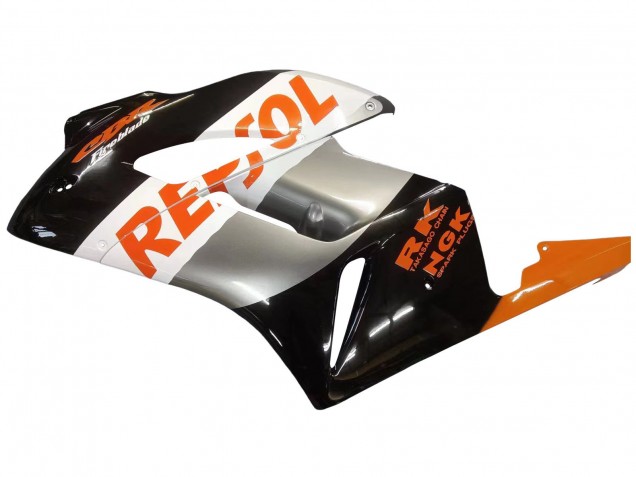 2004-2005 Honda CBR1000RR Motorcycle Fairings - Orange Silver Glossy Black Repsol Canada for Sale
