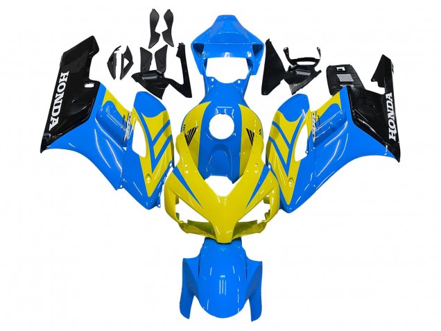 2004-2005 Honda CBR1000RR Motorcycle Fairings - Blue Yellow Glossy Black Canada for Sale