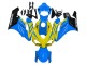 2004-2005 Honda CBR1000RR Motorcycle Fairings - Blue Yellow Glossy Black Canada for Sale
