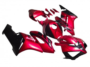 2004-2005 Honda CBR1000RR Motorcycle Fairings - Red Glossy Black Stripe Canada for Sale