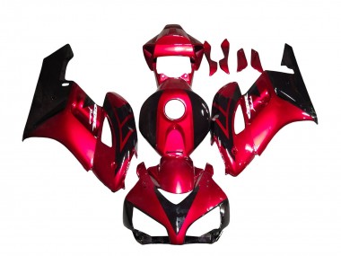 2004-2005 Honda CBR1000RR Motorcycle Fairings - Red Glossy Black Stripe Canada for Sale