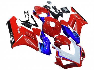 2004-2005 Honda CBR1000RR Motorcycle Fairings - Red Blue White Black Motul Canada for Sale