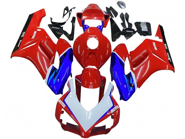 2004-2005 Honda CBR1000RR Motorcycle Fairings - Red Blue White Black Motul Canada for Sale