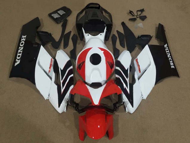 2004-2005 Honda CBR1000RR Motorcycle Fairing - White Red Matte Black Canada for Sale