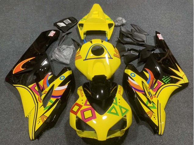 2004-2005 Honda CBR1000RR Motorcycle Fairings - Yellow Glossy Black Orange Canada for Sale