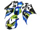 2006-2007 Honda CBR1000RR Motorcycle Fairings - Blue Fluorescent Green Glossy Black Shark 46 Canada for Sale
