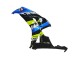 2006-2007 Honda CBR1000RR Motorcycle Fairings - Blue Fluorescent Green Glossy Black Shark 46 Canada for Sale