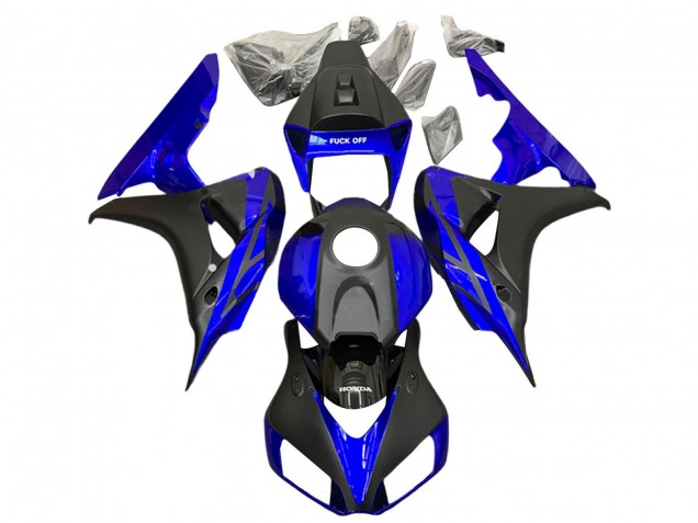 2006-2007 Honda CBR1000RR Motorcycle Fairings - Blue Matte Black Canada for Sale
