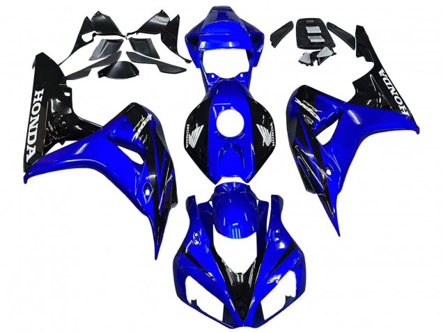 2006-2007 Honda CBR1000RR Motorcycle Fairings - Blue Glossy Black Canada for Sale