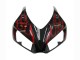 2006-2007 Honda CBR1000RR Motorcycle Fairing - Glossy Black Red Flame Canada for Sale