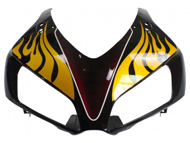 2006-2007 Honda CBR1000RR Motorcycle Fairings - Glossy Black Yellow Red Flame Canada for Sale