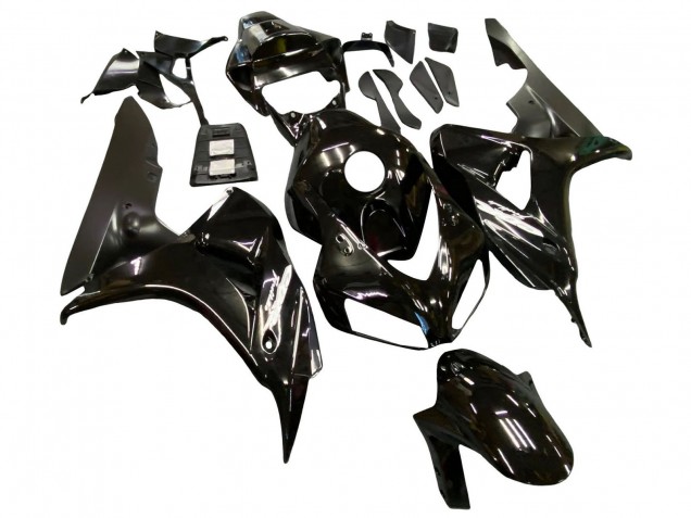 2006-2007 Honda CBR1000RR Motorcycle Fairings - Glossy Black Matte Black Canada for Sale