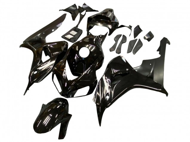 2006-2007 Honda CBR1000RR Motorcycle Fairings - Glossy Black Matte Black Canada for Sale