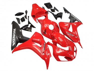 2006-2007 Honda CBR1000RR Motorcycle Fairings - Red Matte Black Canada for Sale