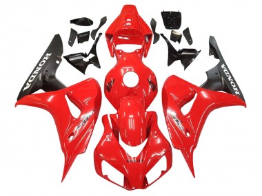 2006-2007 Honda CBR1000RR Motorcycle Fairings - Red Matte Black Canada for Sale