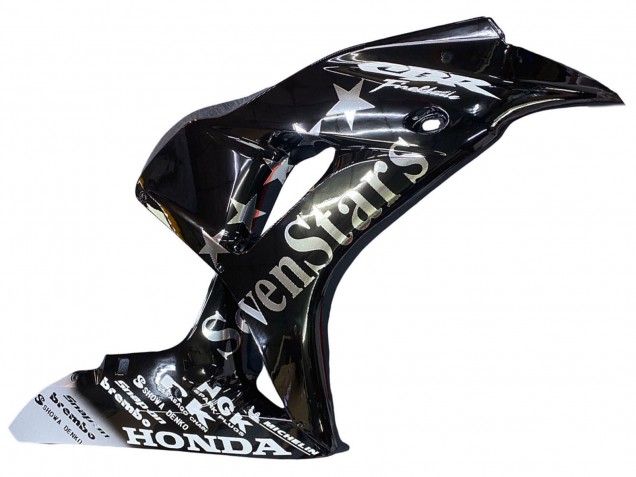 2006-2007 Honda CBR1000RR Motorcycle Fairings - Glossy Black Gold SevenStars Canada for Sale