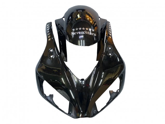 2006-2007 Honda CBR1000RR Motorcycle Fairings - Glossy Black Gold SevenStars Canada for Sale