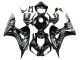 2006-2007 Honda CBR1000RR Motorcycle Fairings - Glossy Black Gold SevenStars Canada for Sale