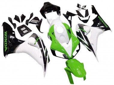 2006-2007 Honda CBR1000RR Motorcycle Fairing - White Green Glossy Black Canada for Sale