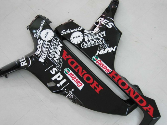2006-2007 Honda CBR1000RR Motorcycle Fairings - White Green Glossy Black Hannspree 52 Canada for Sale