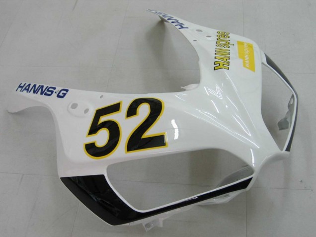 2006-2007 Honda CBR1000RR Motorcycle Fairings - White Green Glossy Black Hannspree 52 Canada for Sale