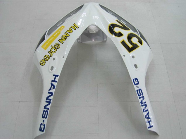 2006-2007 Honda CBR1000RR Motorcycle Fairings - White Green Glossy Black Hannspree 52 Canada for Sale