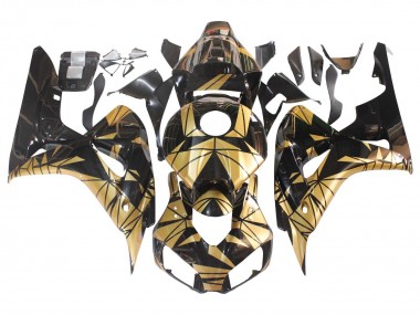 2006-2007 Honda CBR1000RR Motorcycle Fairings - Gold Glossy Black Canada for Sale
