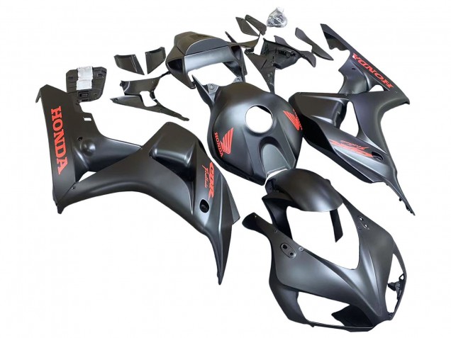 2006-2007 Honda CBR1000RR Motorcycle Fairings - Matte Black Red Decals Canada for Sale