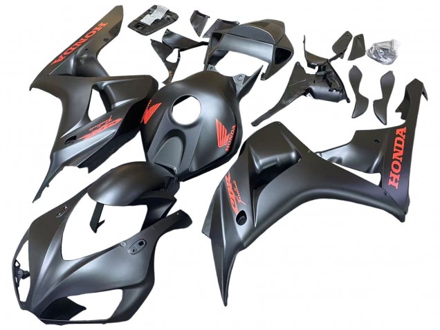 2006-2007 Honda CBR1000RR Motorcycle Fairings - Matte Black Red Decals Canada for Sale