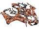 2006-2007 Honda CBR1000RR Motorcycle Fairings - Black Orange Silver Camouflage Canada for Sale
