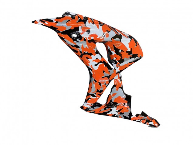 2006-2007 Honda CBR1000RR Motorcycle Fairings - Black Orange Silver Camouflage Canada for Sale