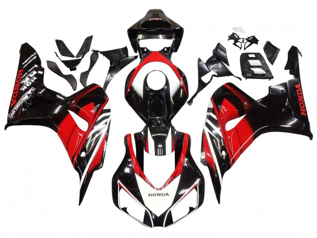2006-2007 Honda CBR1000RR Motorcycle Fairings - Red Glossy Black Canada for Sale