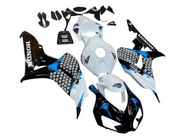 2006-2007 Honda CBR1000RR Motorcycle Fairing - White Blue Glossy Black Canada for Sale