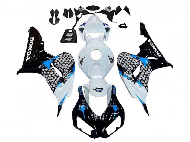 2006-2007 Honda CBR1000RR Motorcycle Fairing - White Blue Glossy Black Canada for Sale