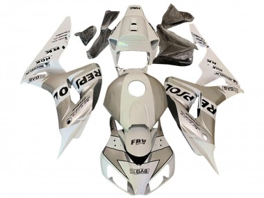 2006-2007 Honda CBR1000RR Motorcycle Fairings - White Grey Repsol Canada for Sale