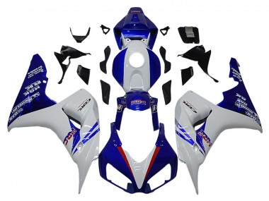2006-2007 Honda CBR1000RR Motorcycle Fairings - White Red Blue HRC Canada for Sale