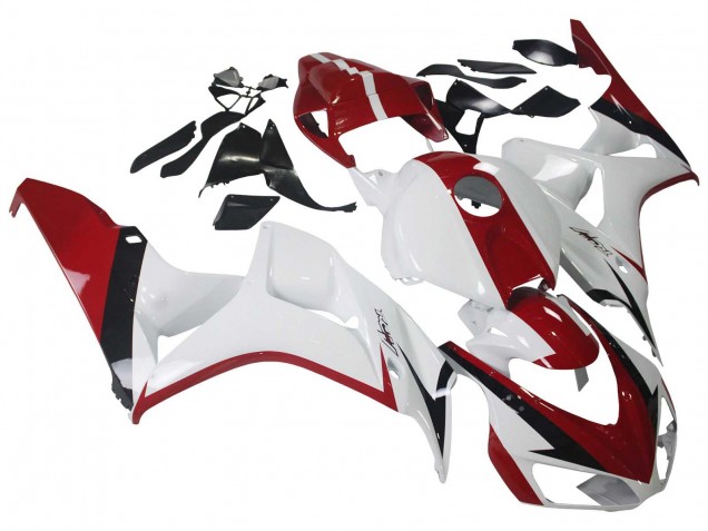 2006-2007 Honda CBR1000RR Motorcycle Fairing Kits - White Red Glossy Black Canada for Sale