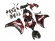 2008-2011 Honda CBR1000RR Motorcycle Fairing - Glossy Black Red Flame Canada for Sale