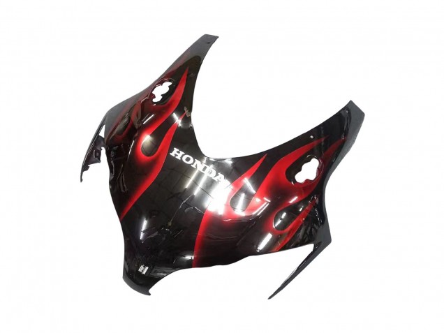2008-2011 Honda CBR1000RR Motorcycle Fairing - Glossy Black Red Flame Canada for Sale