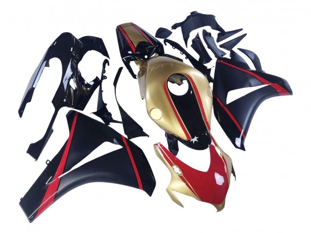 2008-2011 Honda CBR1000RR Motorcycle Fairings - Gold Red Glossy Black Canada for Sale