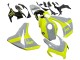2008-2011 Honda CBR1000RR Motorcycle Fairings - Nardo Grey Fluorescent Green Canada for Sale