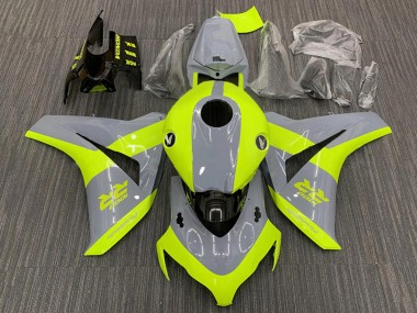 2008-2011 Honda CBR1000RR Motorcycle Fairings - Nardo Grey Fluorescent Green Canada for Sale
