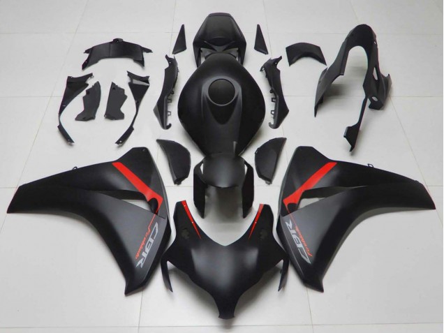 2008-2011 Honda CBR1000RR Motorcycle Fairings - Matte Black Red Fireblade Canada for Sale